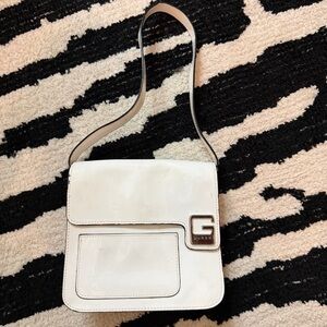 Guess Y2K Vintage White Shoulder Bag